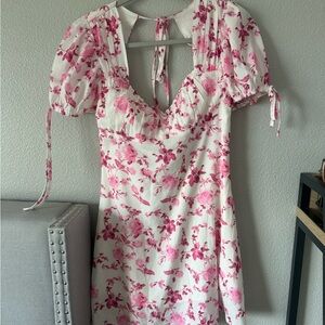 Princess Polly Floral Pink Dress